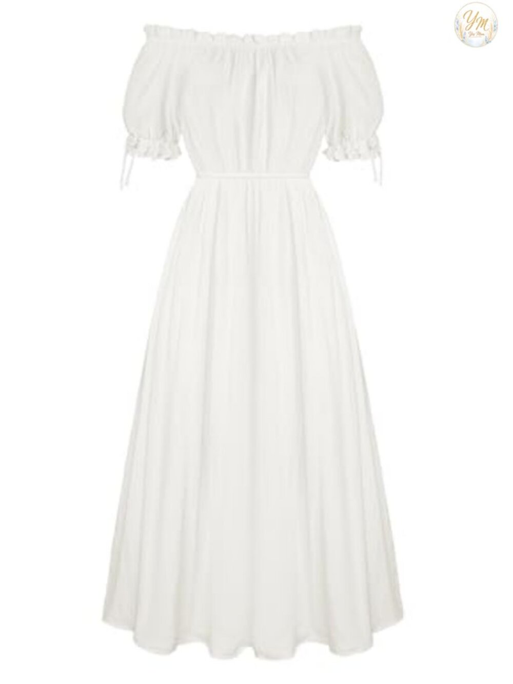 Renaissance Maxi Dress Cotton Peasant Fairy Medieval Costume